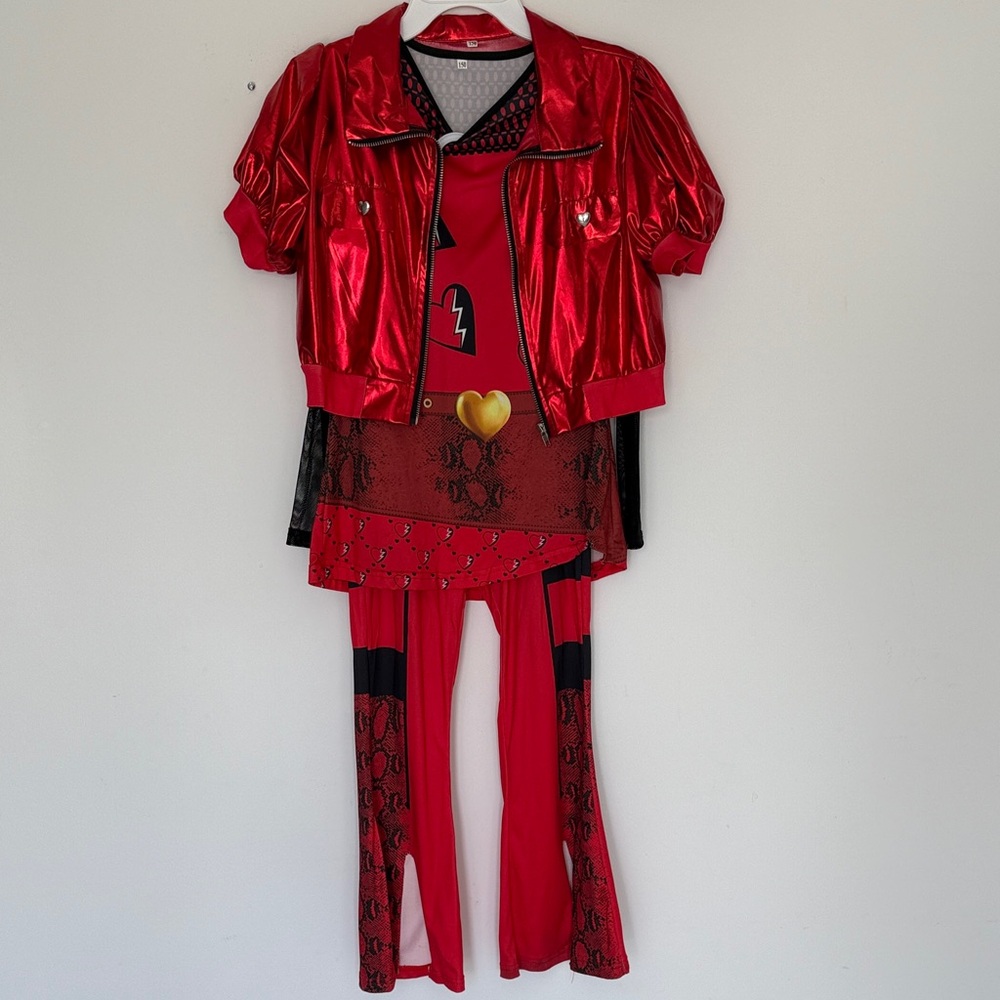 Red Superhero Kids Costume